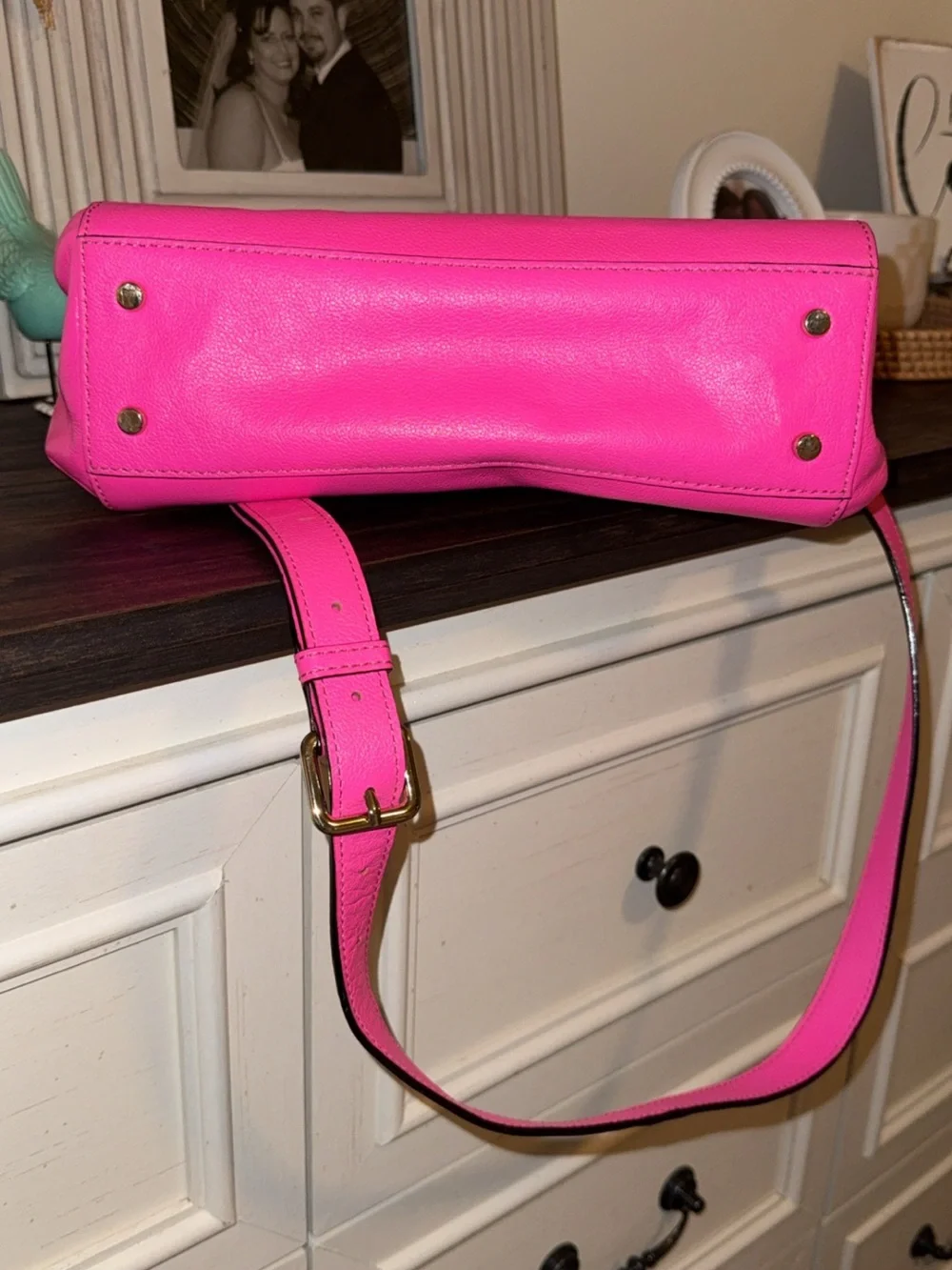kate spade Hot Pink Leather Top-Handle Satchel